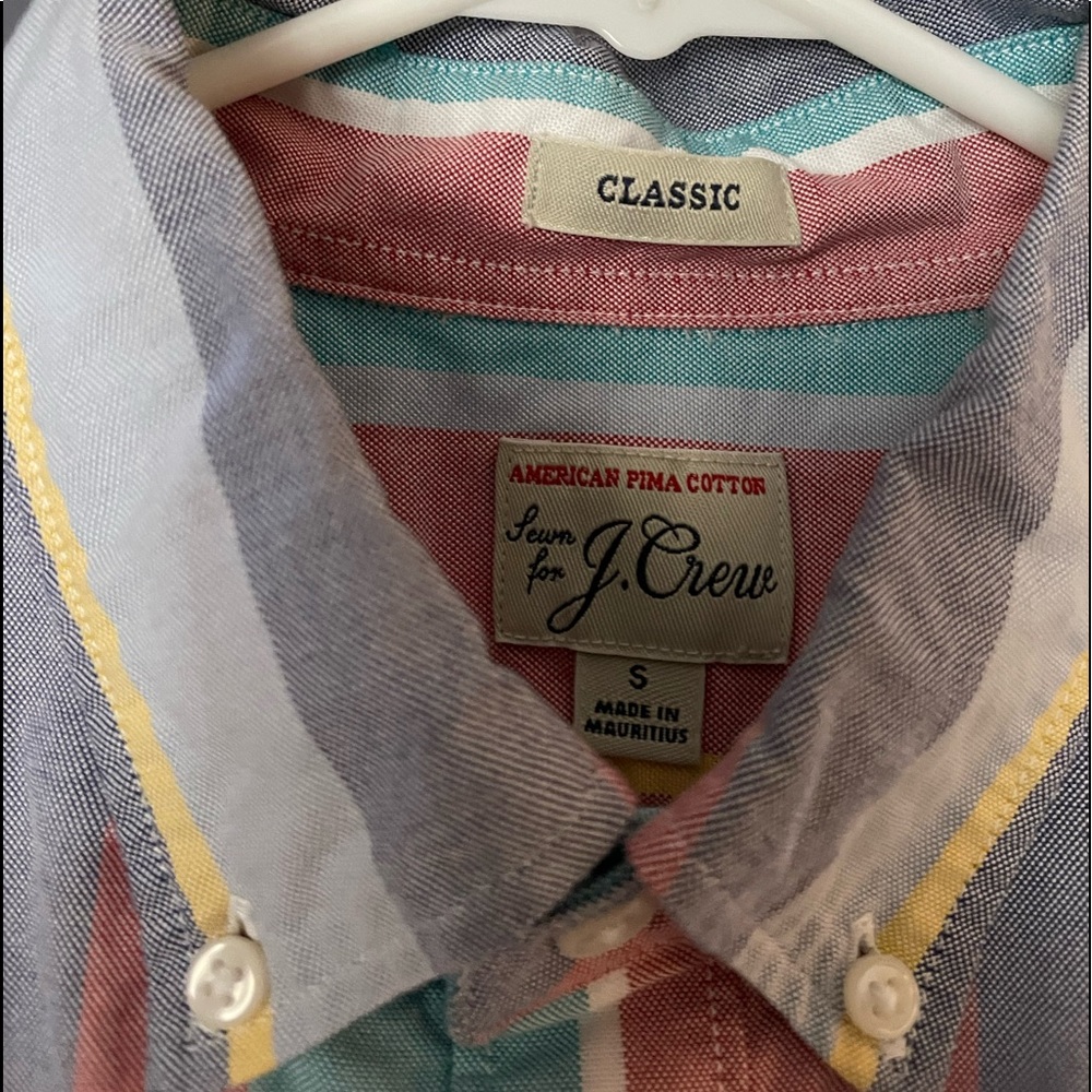J. Crew Short Sleeve Button Down (S)